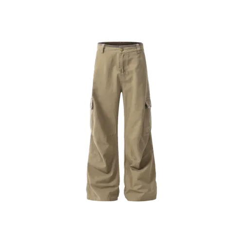 JZWSTUDIO Хаки Унисекс Повседневные Штаны