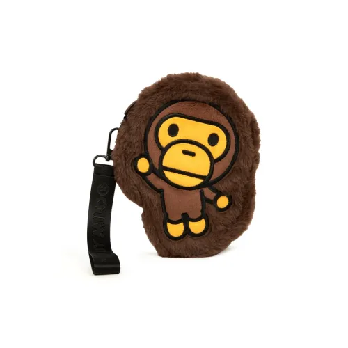 BABY MILO STORE BY A BATHING APE Ткань Монетница Унисекс Коричневый