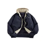 Темно-синий [с съемным тяжелым полотенцем и вышивкой]