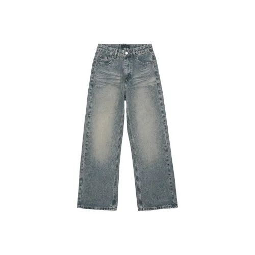 STRANGER LAB Blue Unisex Jeans STRANGER LAB Синий Унисекс Джинсы
