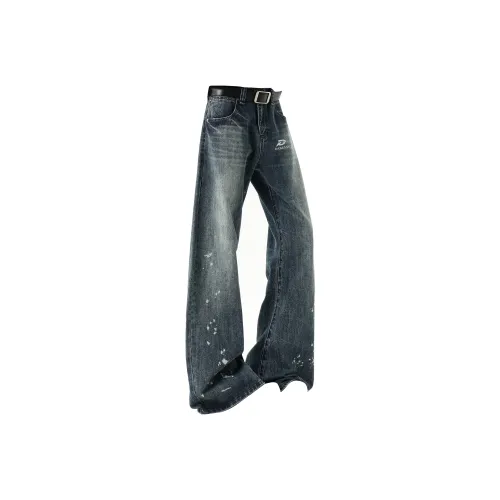 DAREASY Blue Unisex Jeans DAREASY Синий Унисекс Джинсы