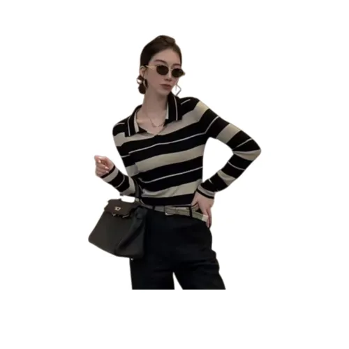 ZEKIKO STUDIO Черный Белый Женский Трикотаж