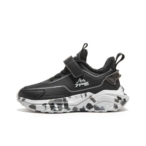 7 PE Водонепроницаемый противоскользящий и устойчивый к истиранию Детская хлопковая обувь Черный 2025 Подростки