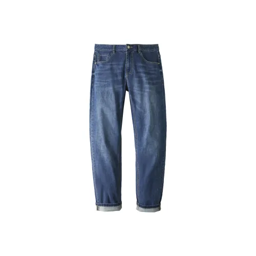 HLA Джинсовый синий Градиентный Средний 85 Мужские Джинсы