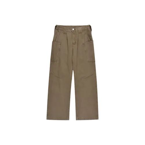 JZWSTUDIO Maillard Style Brown Unisex Casual Pants