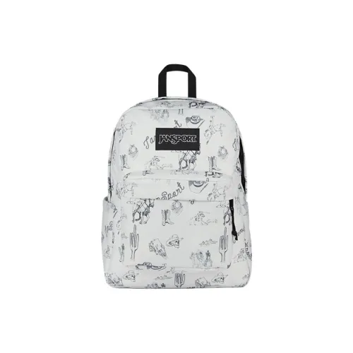 Jansport Логотип бренда Рюкзак Унисекс Белый