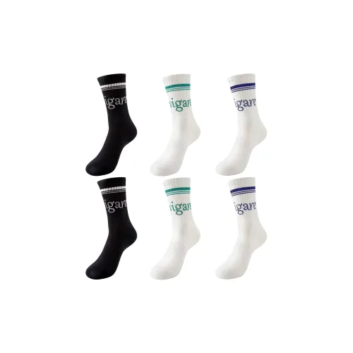 NAVIGARE [6 пар] Смешанные цвета Мужские носки до икры MID