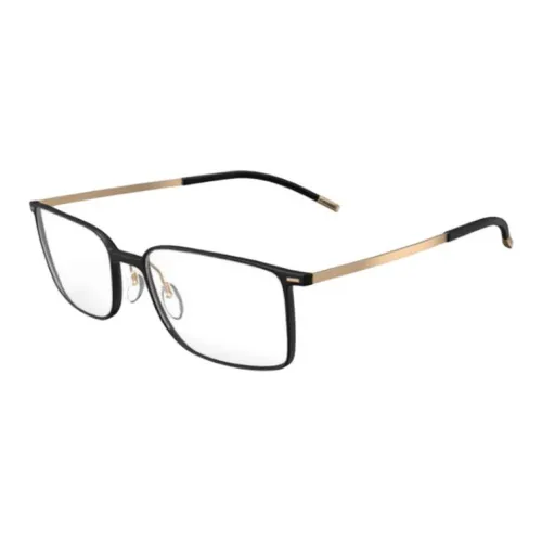 SILHOUETTE Titanium Квадратные Очки с диоптриями Унисекс Черный