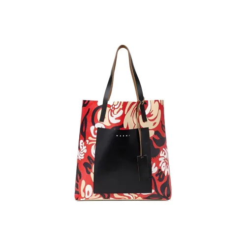 MARNI Сумка через плечо из ПВХ Женская Красная и Черная