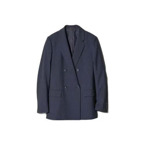 UNIQLO Темно-синий Синий Женские Деловые Костюмы