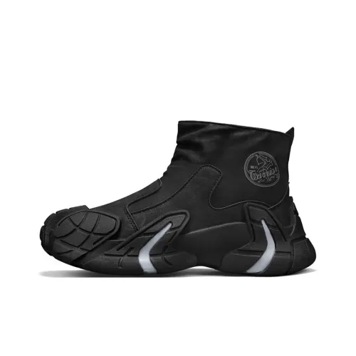 Warrior Short Martin Boot Мужской Черный