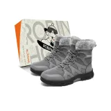 Серый с флисовой подкладкой