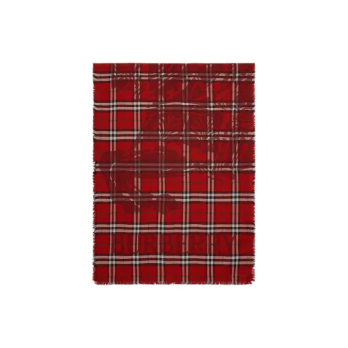 Burberry Шерстяные Вязаные Шарфы Женские Mailbox Красный