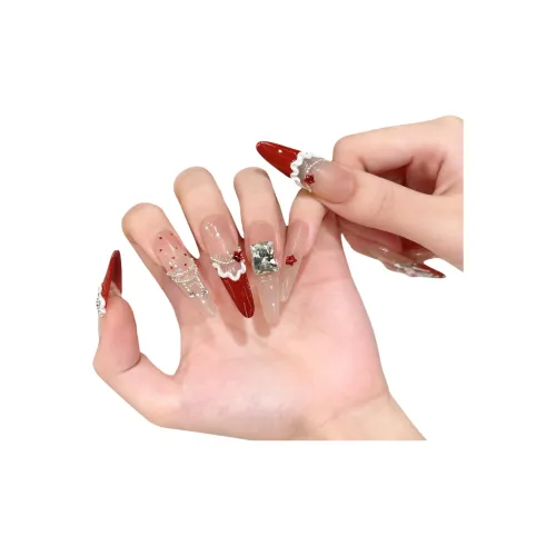 XIAMEIYU Французский стиль винтаж гороховый узор цепочка клубничный сода ручной кожа flattering атмосфера nail art 35 мм