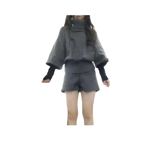 Langqing Серый Свитер [Одиночная упаковка] Включает Wangqing Бренд Наклеенный Женские Свитера