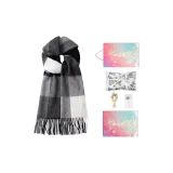 Чёрный, серый, белый, квадратный (рождественская коробка)