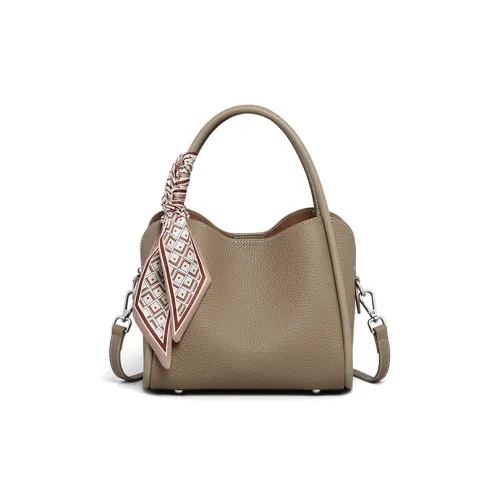 Crtnzo Kroez Коровья кожа с синтетической кожей сумка стандартная женская слоновая серый жемчужно-белый