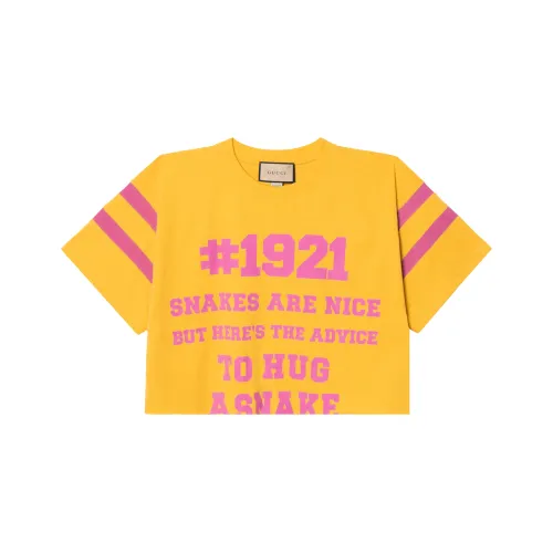 GUCCI Желтые Женские Футболки
