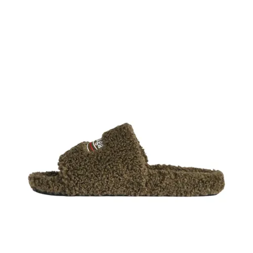 Balenciaga Шлепанцы Мужские Армейский Зеленый