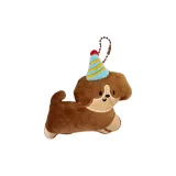 Коричневый, счастье, щенок, кукла, украшение
