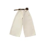 Бежевые абрикосовые штаны с флисовой подкладкой