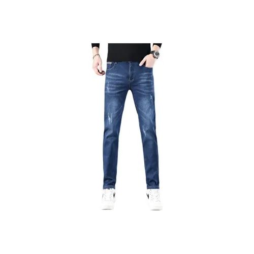 WUHA CREW Blue Unisex Jeans