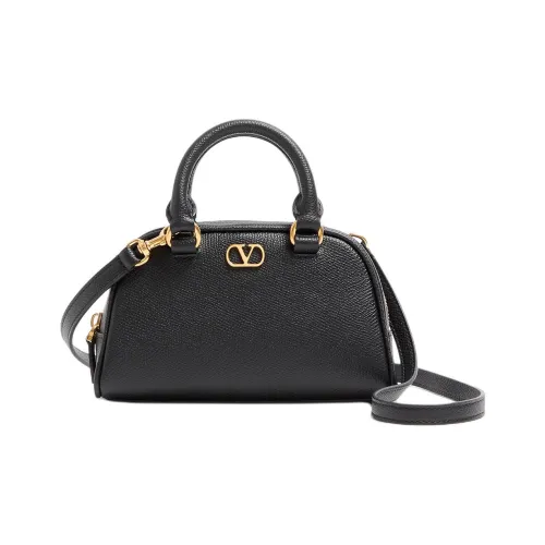 Valentino Vlogo Signature Корова Кожа Сумка Мини Женская Черная