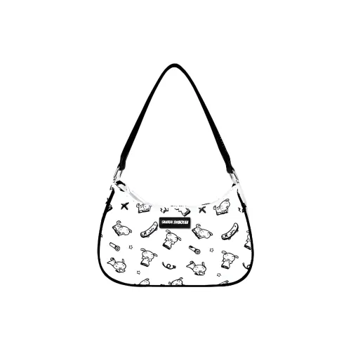 Zgo Карандаш SHIN Chan Коллаборация Полиэстер Сумка через плечо Стандартная Женская Белая