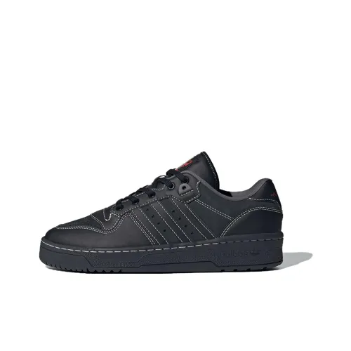 Adidas Originals Rivalry Low Топ Скейтборд Кроссовки Унисекс Черный