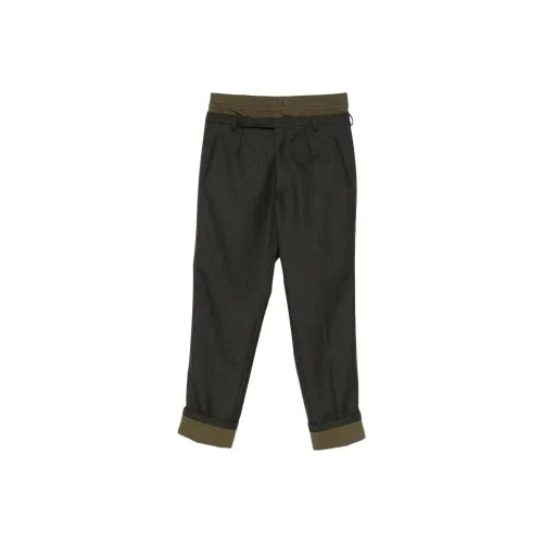PRADA Green Men's Casual Pants PRADA Зеленые Мужские Повседневные Брюки
