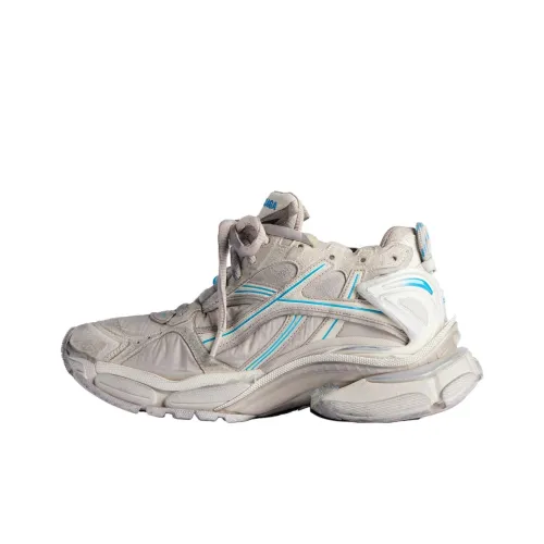 Balenciaga Runner Low Топ Повседневная обувь Женская Серый Синий