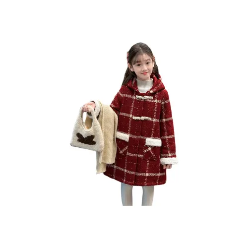 M JBABY Бургунди KIDS Шерстяное пальто