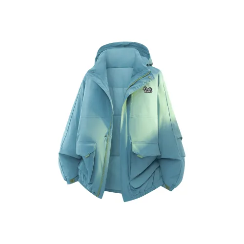 Double Dealer Хлопковый пуховик Унисекс