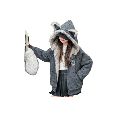 TLXT Темно-серый KIDS Утеплённые куртки