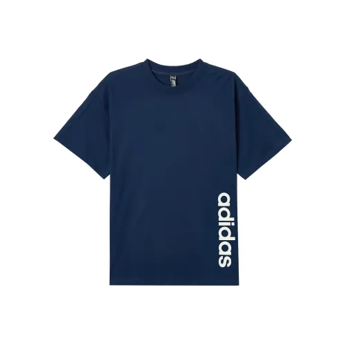 Adidas T-Shirt Унисекс Университетский Синий