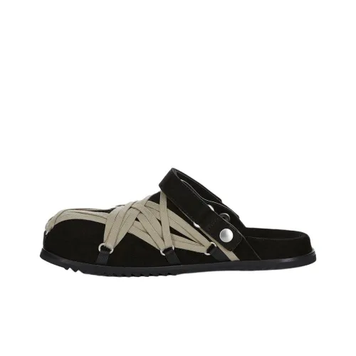 Rick Owens RO Домашние тапочки Мужской Черный