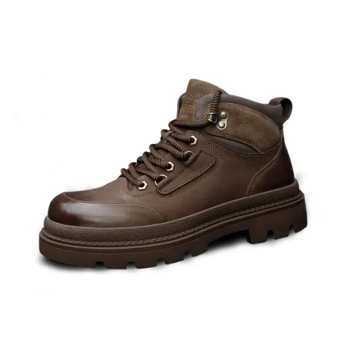 SENJIALUO Короткий ботинок Martin каблук 3,5 см мужской