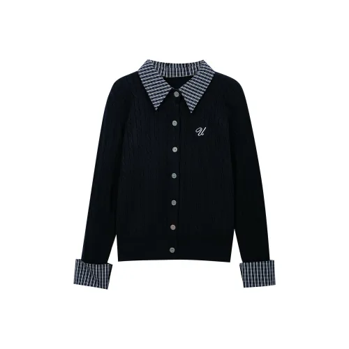 SUSANSAN Темно-синий женский трикотаж