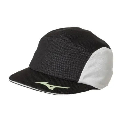 Mizuno Полиэстер Кепки Унисекс Черный Белый