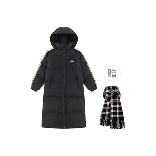 GHPC Черный С подарками Шарф Женские Пуховики