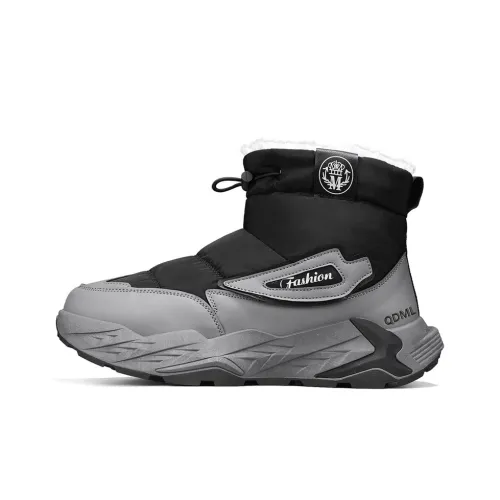 QDML визуально увеличивает рост Высокие сноубутсы для колена Унисекс