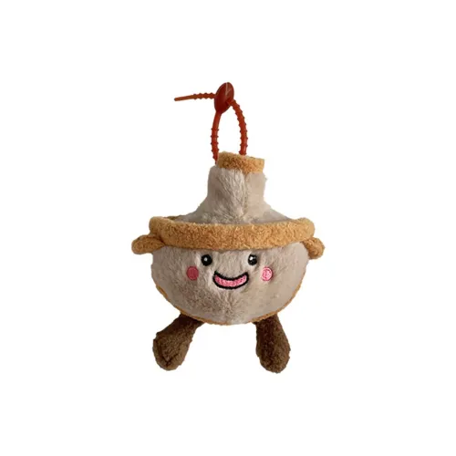 QICAIBOSHI Cute Cartoon Hot Pots Kettle Украшение Плюшевый Подвеска 12 см Длина корпуса