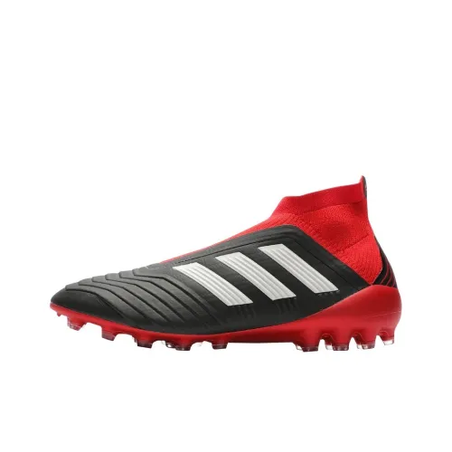 Adidas Predator 18+ AG Искусственная трава Искусственный шипы Противоскользящие футбольные бутсы Мужские Черные