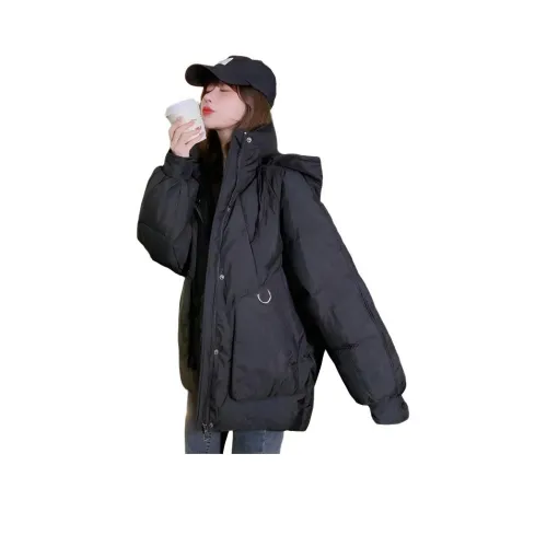 REMOULD Элегантный черный женский пуховик