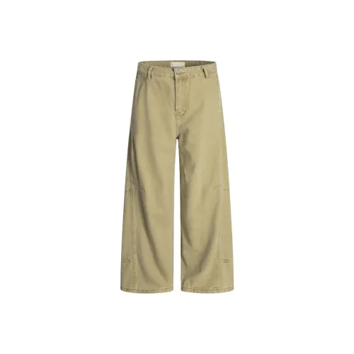 JZWSTUDIO Хаки Унисекс Повседневные Штаны