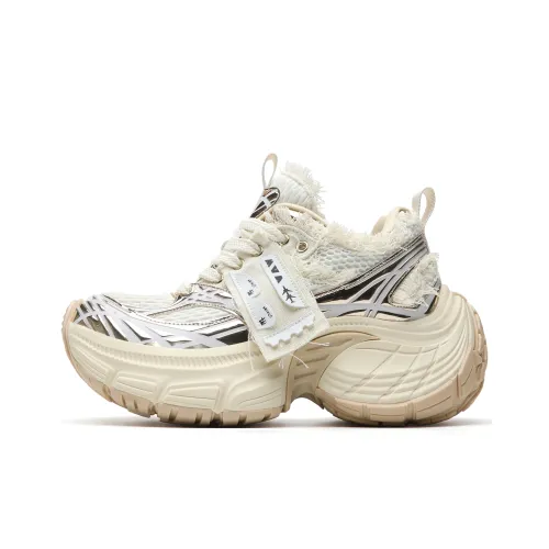 MVA Покрытие Увеличение Высоты Устойчивость к Износу Дышащий Противоскользящий Низкий Топ Толстая Подошва Кроссовки Унисекс