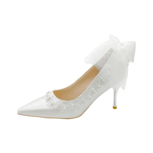 NTOZE Высокие каблуки Белый Женские