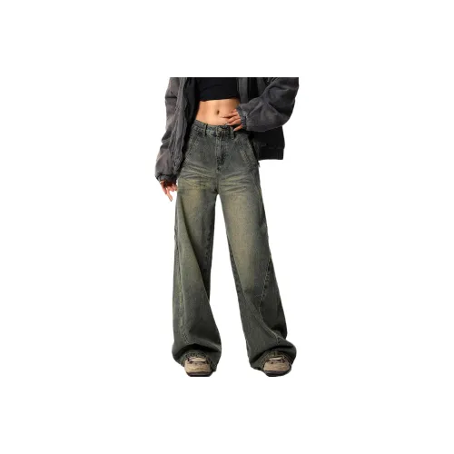 DAFK Синий Полуэластичный Пояс Мужские Джинсы