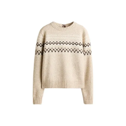 H M Бежевый Женский Трикотаж