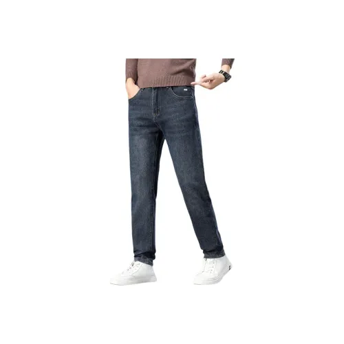 Tonlion Blue Unisex Jeans Тонлион Синий Унисекс Джинсы